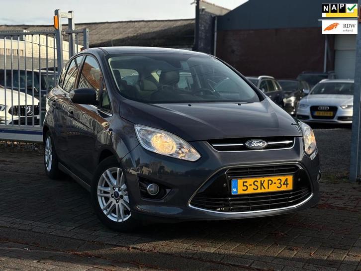 Ford C-Max 1.0 Titanium | NWE D-Riem | Trekhaak | Navigatie, Auto's, Ford, Bedrijf, Te koop, C-Max, ABS, Airbags, Airconditioning