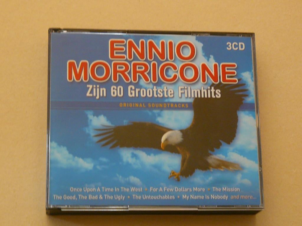 3 CD box Ennio Morricone zijn 60 grootste filmhits, Verzenden, Gebruikt, Boxset