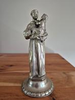 Heilige Antonius met Kind - Metalen Beeld, Ophalen of Verzenden, Gebruikt, Beeld(je), Christendom | Katholiek