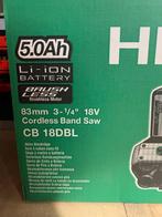 Hitachi  CB18DBL  18 volt Li-ion brushless, 70 mm of meer, Nieuw, Ophalen of Verzenden, Lintzaag