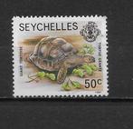 Seychellen dieren 1991 reptiel schildpad, Ophalen of Verzenden, Dier of Natuur, Gestempeld