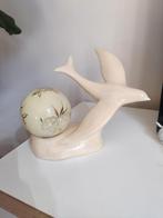 Antieke Zwaluw Lamp met extra moderne Bol, Antiek en Kunst, Ophalen of Verzenden