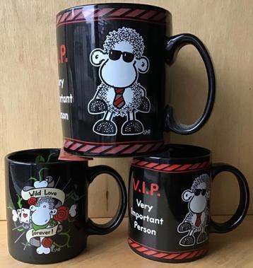 Sheepworld mokken - V.I.P & Wild love forever! - ZGAN beschikbaar voor biedingen