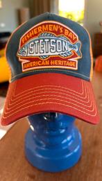 Nieuwe Stetson blauwe / oranje trucker cap, Nieuw, Pet, Stetson, One size fits all