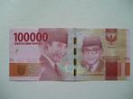 885. Indonesia, 100.000 rupiah 2016 UNC Soekarno-Hatta., Postzegels en Munten, Bankbiljetten | Azië, Los biljet, Zuidoost-Azië