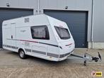 Dethleffs C'Go 430 QS incl Bovag beurt/garantie, Caravans en Kamperen, Caravans, Schokbreker, Overige typen, Bedrijf, Treinzit