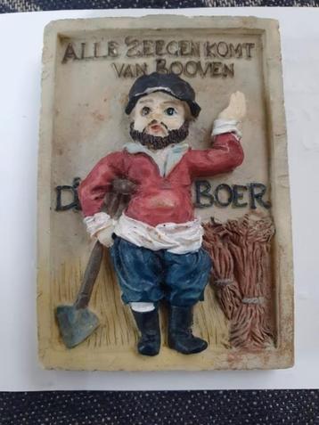 miniatuur gevelsteen Nieuwendijk Amsterdam de Boer beschikbaar voor biedingen