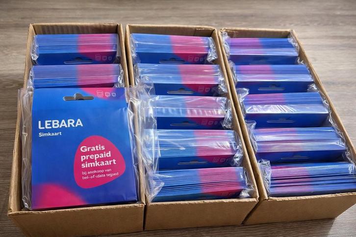 Lebara prepaid simkaarten GEZOCHT (bulk), Telecommunicatie, Prepaidkaarten en Simkaarten, Nieuw, Overige providers, Ophalen