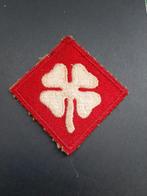 US WW2 4th Army mouwembleem, Ophalen of Verzenden, Landmacht, Amerika, Embleem of Badge