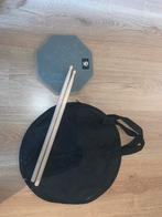 Drumpad met stokken en hoes, Ophalen of Verzenden, Gebruikt, Overige merken