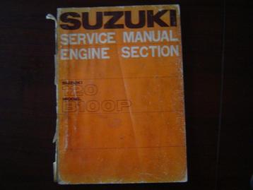 Suzuki 120 B100P motorcycle service manual beschikbaar voor biedingen