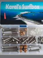 Te koop Karel's windsurfbox baseplate  verlengers  enz enz, Watersport en Boten, Windsurfen, Ophalen of Verzenden, Zo goed als nieuw