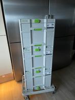 Festool lade systainers met transport dolly, Ophalen, Zo goed als nieuw