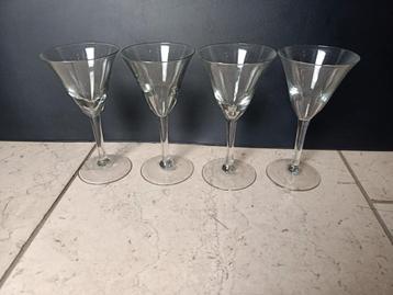 Vintage Kristallen Glazen Set (4) beschikbaar voor biedingen