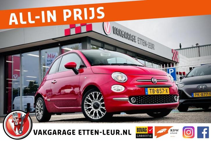 Fiat 500 0.9 Turbo Collezione | SCHUIFDAK | PARKEERSENSOREN, Auto's, Fiat, Bedrijf, Te koop, ABS, Airbags, Airconditioning, Alarm