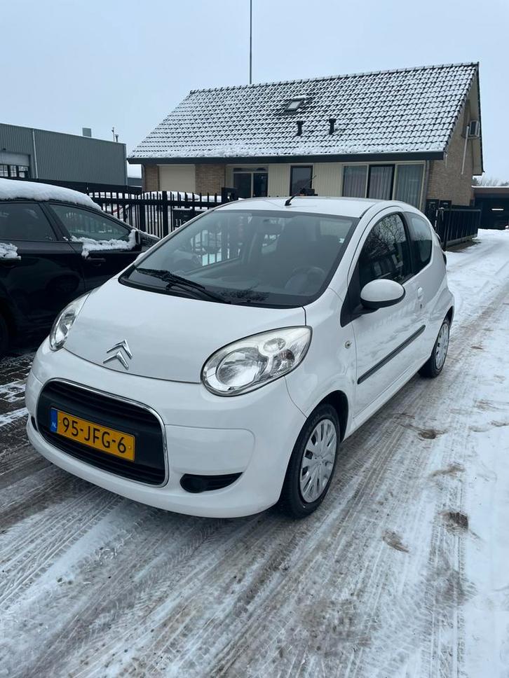 Citroën C1 1.0 3-DRS 2009 Wit NW KOPPELING AIRCO NW APK NAP, Auto's, Citroën, Bedrijf, C1, ABS, Airbags, Airconditioning, Centrale vergrendeling