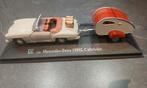 Cararama Mercedes Benz 190SL Cabriolet met Caravan, Ophalen of Verzenden, Zo goed als nieuw, Auto, Overige merken
