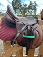 Bruin 17,5 vzh JC zadel en pony zadels 14 + 15 inch, Ophalen, Gebruikt, Recreatie