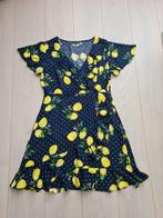Nieuw Smashed Lemon jurk donker blauw geel citroen 40 L, Maat 38/40 (M), Blauw, Nieuw, Ophalen of Verzenden