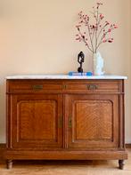 Antieke commode / dressoir marmer blad, Ophalen, Zo goed als nieuw, 25 tot 50 cm