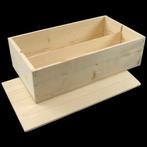 GEZOCHT! Houten wijnkistjes, Doe-het-zelf en Verbouw, Kratten en Dozen, Gebruikt, 60 cm of meer, Ophalen of Verzenden, 50 cm of meer