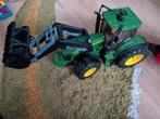 Bruder tractor met aanhanger, boer en extra stuur, Kinderen en Baby's, Speelgoed | Overig, Ophalen of Verzenden, Gebruikt, Jongen of Meisje