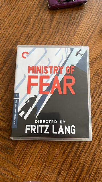 Ministry of Fear blu-ray (Criterion Collection) import beschikbaar voor biedingen