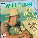 Will Tura; mon amour a moi vinyl single, Levenslied of Smartlap, Gebruikt, Ophalen of Verzenden