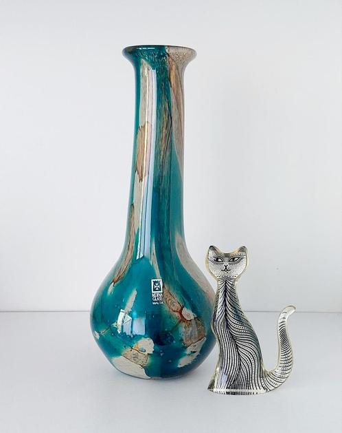 Mdina Malta glazen vaasje, Antiek en Kunst, Antiek | Glas en Kristal, Ophalen of Verzenden