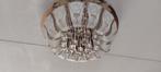 Mooie Plafondlamp met Kristallen, Ophalen, Zo goed als nieuw, Glas, Modern