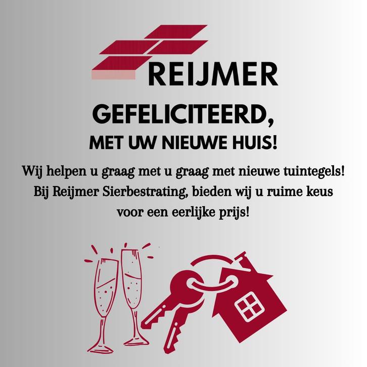 Gefeliciteerd met uw Nieuwe Huis!, Tuin en Terras, Tegels en Klinkers, Nieuw, Terrastegels, Beton, Ophalen