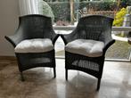 Rotan stoelen, Huis en Inrichting, Ophalen of Verzenden, Gebruikt, Overige kleuren, Twee