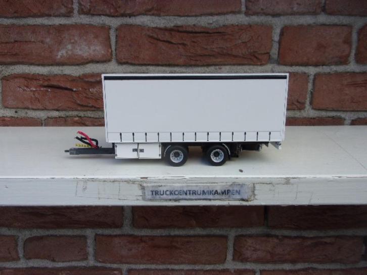 WSI  Axled  Drawbar    Curtainside  Trailer  2  axle., Hobby en Vrije tijd, Modelauto's | 1:50, Nieuw, Bus of Vrachtwagen, Wsi
