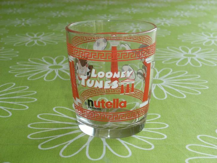 Glas Looney tunes - Bugs Bunny - Taz - Warner Bros, Verzamelen, Stripfiguren, Zo goed als nieuw, Overige typen, Looney Tunes, Ophalen of Verzenden