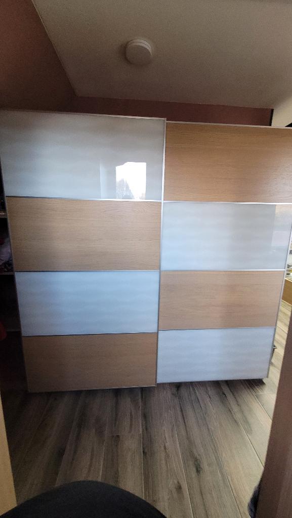Mooie Ikea Pax Kast met schuifdeuren 201x200cm, Huis en Inrichting, Kasten | Kledingkasten, Zo goed als nieuw, 200 cm of meer