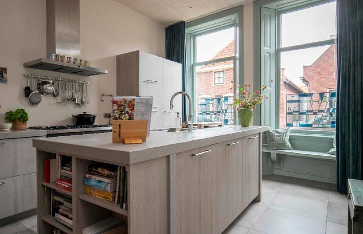 Keuken Spoeleiland + kastenwand - Boretti fornuis inbegrepen, Huis en Inrichting, Keuken | Complete keukens, Zo goed als nieuw