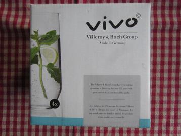 VIVO== Longdrink glazen == Kristal == NIEUW in doos beschikbaar voor biedingen