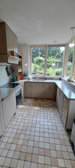 hout en granieten keuken incl apparatuur, Ophalen, Gebruikt, Graniet of Steen
