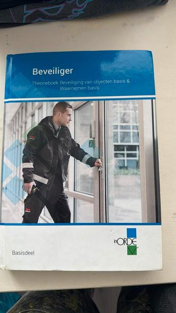 Theorieboek beveiliging van objecten basis en waarnemen basi beschikbaar voor biedingen