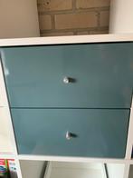 2x ladenblok petrol blauw/groen IKEA Kallax/ Expedit kast, Huis en Inrichting, Kasten | Ladekasten, Minder dan 100 cm, 25 tot 50 cm