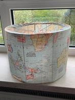 Lampenkap, wereldkaart afbeelding. H 25 cm, D 33 cm, Kinderen en Baby's, Kinderkamer | Inrichting en Decoratie, Ophalen of Verzenden