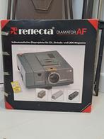 Diaprojector Reflecta Diamator AF + tafel + scherm - Ophalen, Ophalen, Gebruikt, Met scherm