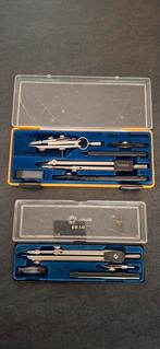 Vintage Tekenset met Passers, Antiek en Kunst, Antiek | Gereedschap en Instrumenten, Ophalen of Verzenden