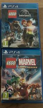 Ps4 spellen: lego marvel super heroes en lego Jurrasic world, Spelcomputers en Games, Avontuur en Actie, 2 spelers, Ophalen of Verzenden