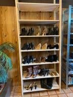 Houten schoenen stelling met 8 legborden, Ophalen, Gebruikt