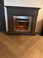 Elektrische haard met schouw, Huis en Inrichting, Haarden, Ophalen of Verzenden, Gebruikt, Vrijstaande haard, Elektrische haard
