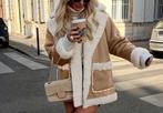 Teddy jas beige wit L 40 nieuw, Ophalen of Verzenden, Nieuw, Maat 38/40 (M), Beige