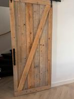 Steigerhout schuifdeur, Doe-het-zelf en Verbouw, Deuren en Horren, Ophalen of Verzenden, Zo goed als nieuw