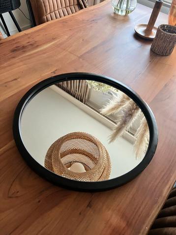 Nieuwstaat Riverdale Spiegel - 50cm zwart metalen rand beschikbaar voor biedingen