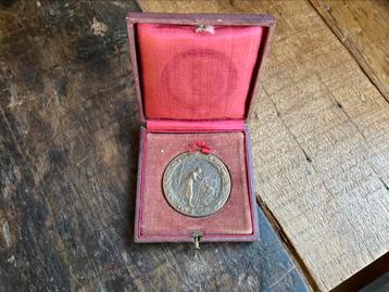 Franse medaile van brons gesigneerd door H Dubois beschikbaar voor biedingen